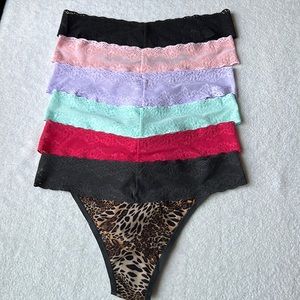 (6) Natori Bliss Perfection Thong